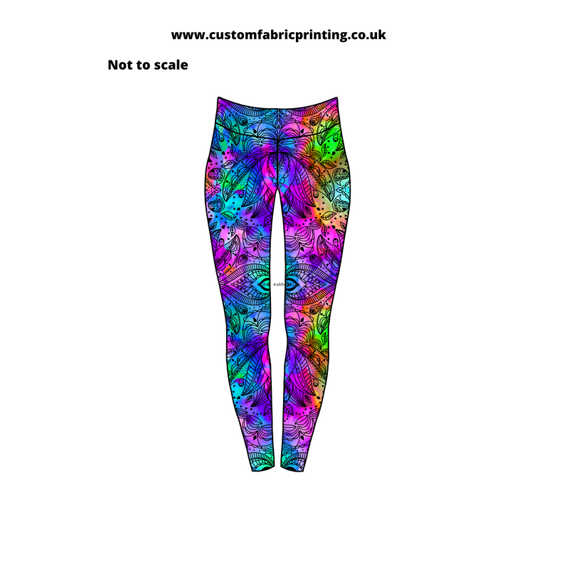A mock up of seamless design Lotus this seamless design is exclusive to custom fabric printing